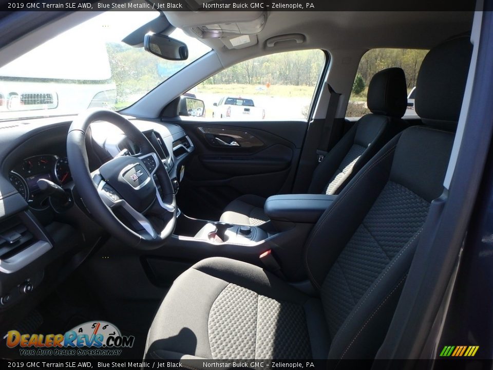 2019 GMC Terrain SLE AWD Blue Steel Metallic / Jet Black Photo #11