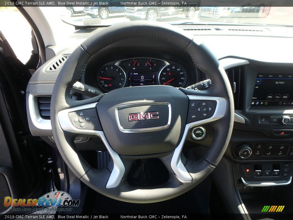 2019 GMC Terrain SLE AWD Blue Steel Metallic / Jet Black Photo #16