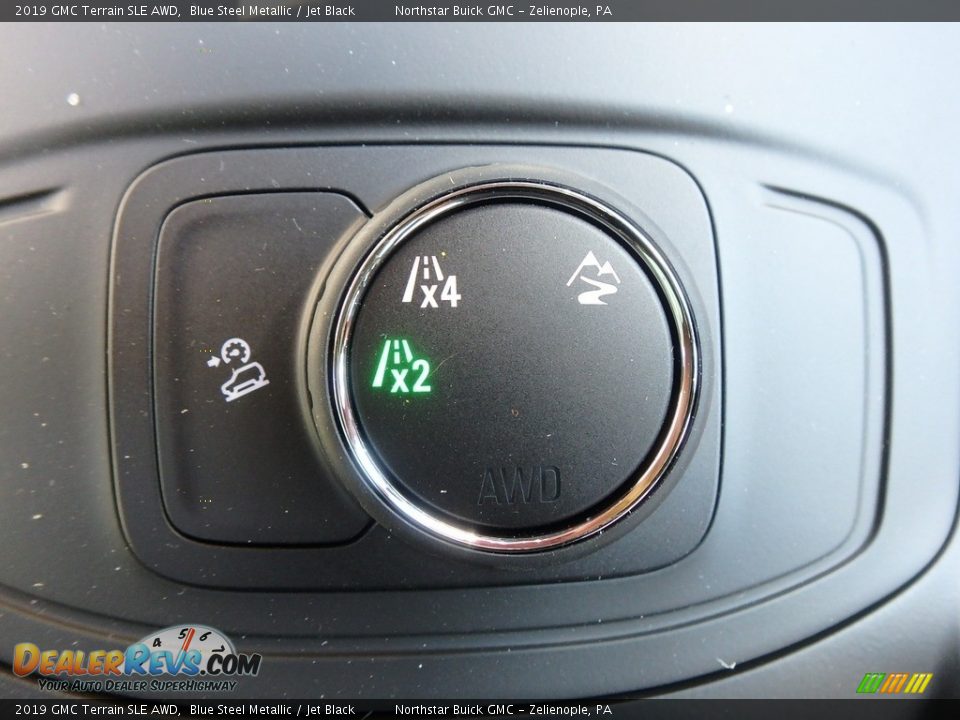 2019 GMC Terrain SLE AWD Blue Steel Metallic / Jet Black Photo #17