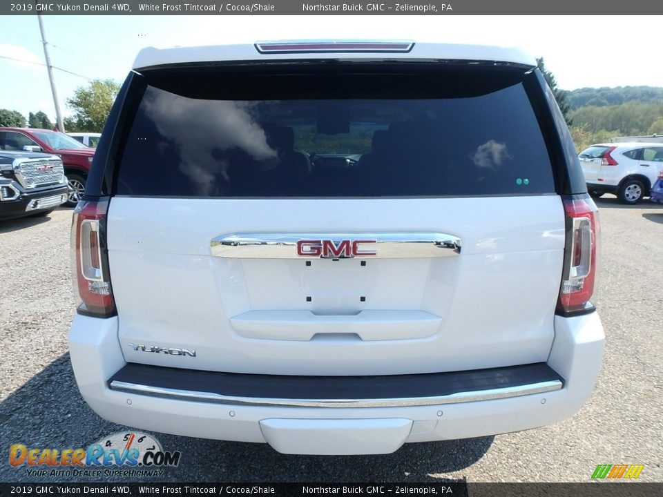 2019 GMC Yukon Denali 4WD White Frost Tintcoat / Cocoa/Shale Photo #6