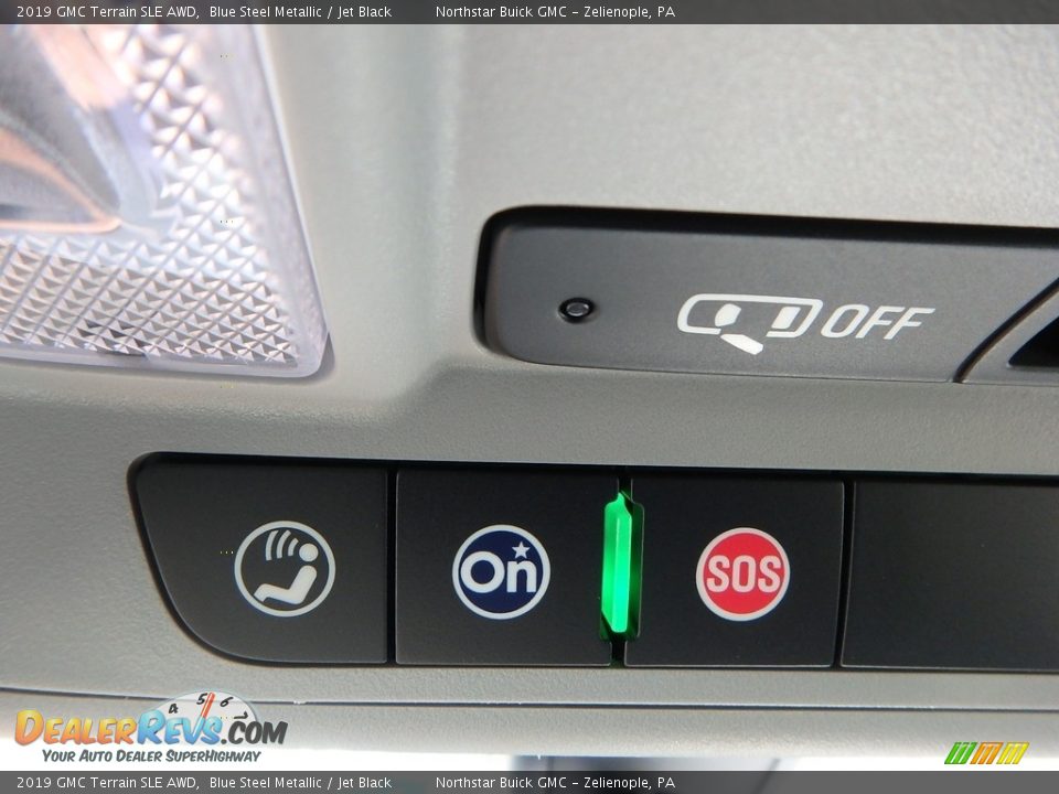 2019 GMC Terrain SLE AWD Blue Steel Metallic / Jet Black Photo #20