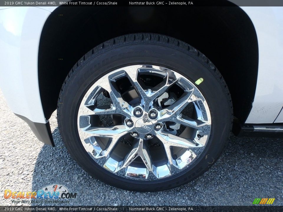 2019 GMC Yukon Denali 4WD White Frost Tintcoat / Cocoa/Shale Photo #9