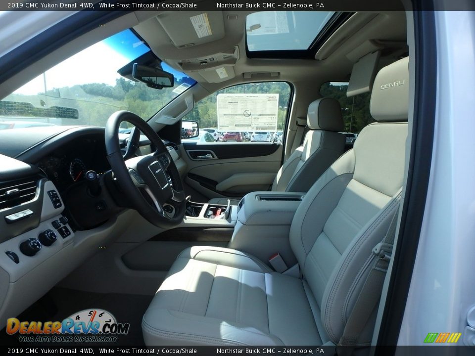 2019 GMC Yukon Denali 4WD White Frost Tintcoat / Cocoa/Shale Photo #10