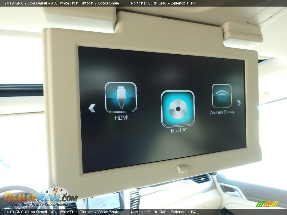 2019 GMC Yukon Denali 4WD White Frost Tintcoat / Cocoa/Shale Photo #12