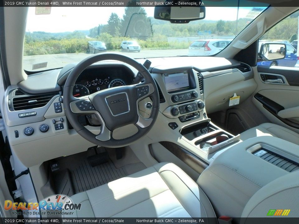 2019 GMC Yukon Denali 4WD White Frost Tintcoat / Cocoa/Shale Photo #13