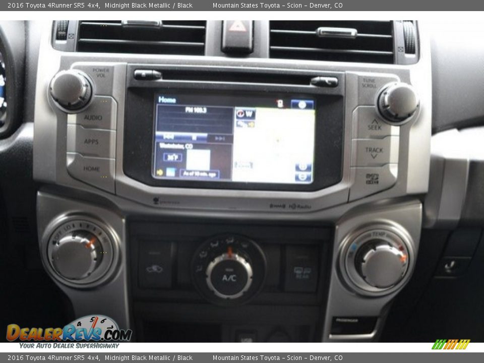 2016 Toyota 4Runner SR5 4x4 Midnight Black Metallic / Black Photo #11