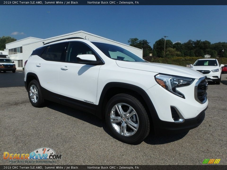 2019 GMC Terrain SLE AWD Summit White / Jet Black Photo #3