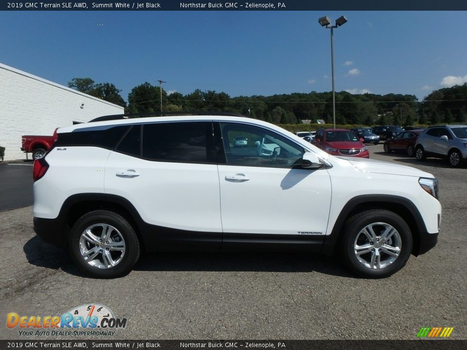 2019 GMC Terrain SLE AWD Summit White / Jet Black Photo #4