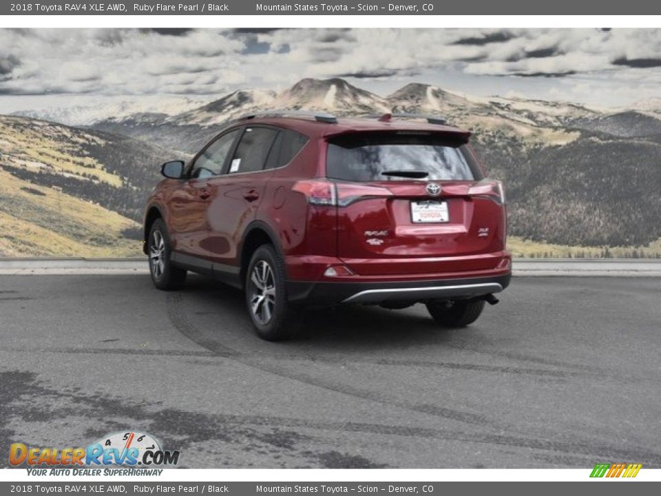 2018 Toyota RAV4 XLE AWD Ruby Flare Pearl / Black Photo #3