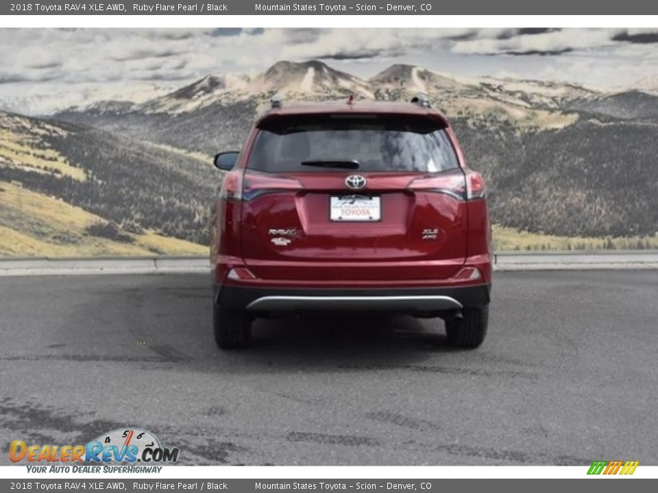 2018 Toyota RAV4 XLE AWD Ruby Flare Pearl / Black Photo #4