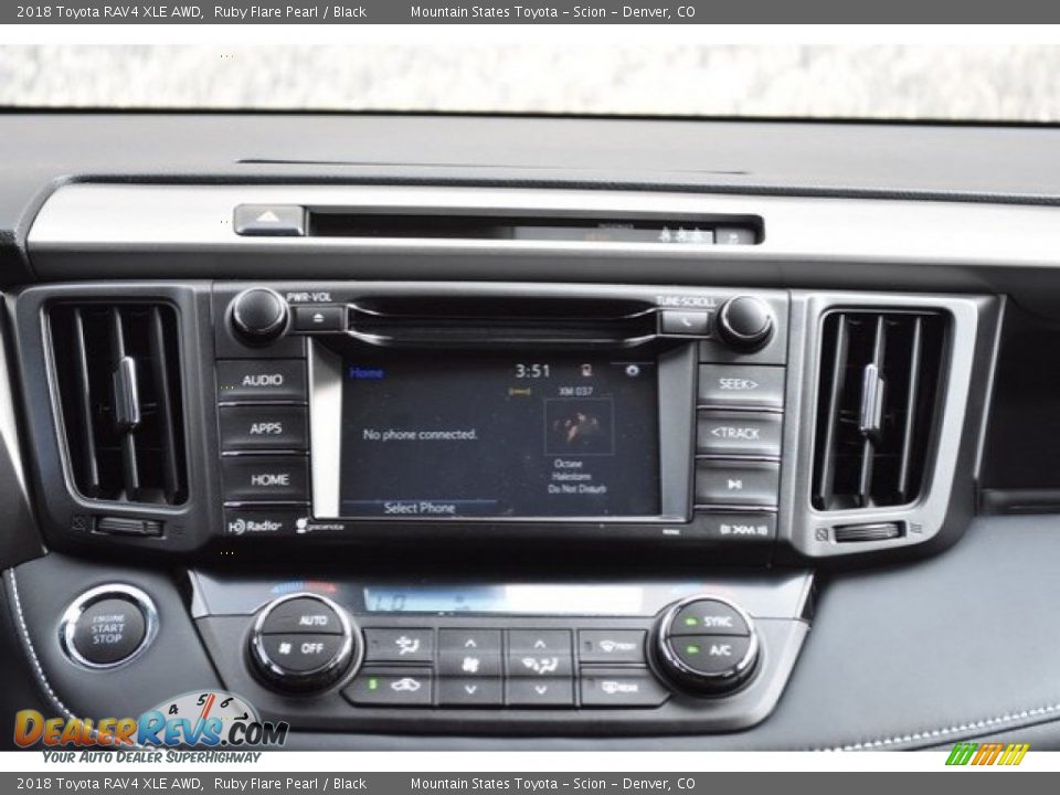 2018 Toyota RAV4 XLE AWD Ruby Flare Pearl / Black Photo #10