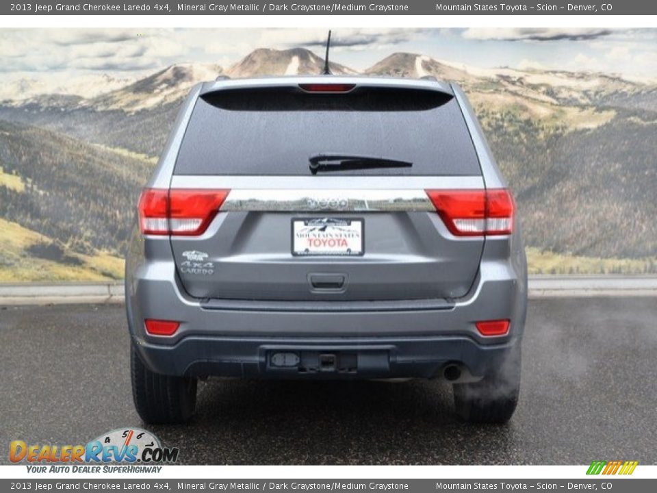 2013 Jeep Grand Cherokee Laredo 4x4 Mineral Gray Metallic / Dark Graystone/Medium Graystone Photo #9