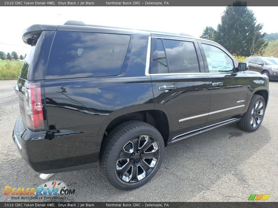 2019 GMC Yukon Denali 4WD Onyx Black / Jet Black Photo #6