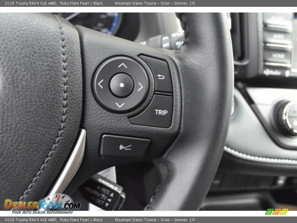 2018 Toyota RAV4 XLE AWD Ruby Flare Pearl / Black Photo #28