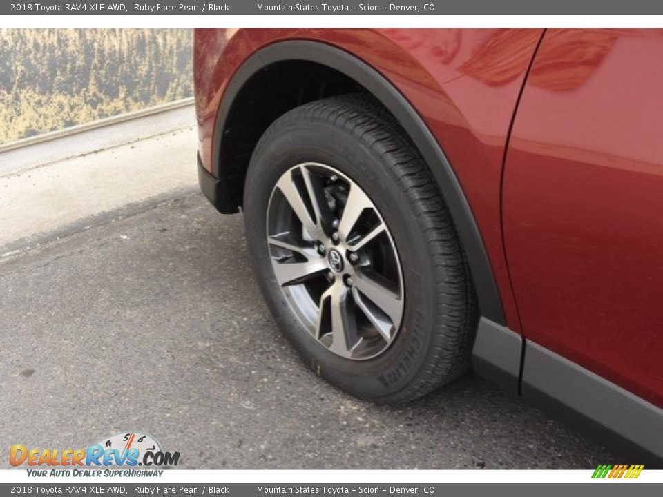 2018 Toyota RAV4 XLE AWD Ruby Flare Pearl / Black Photo #33