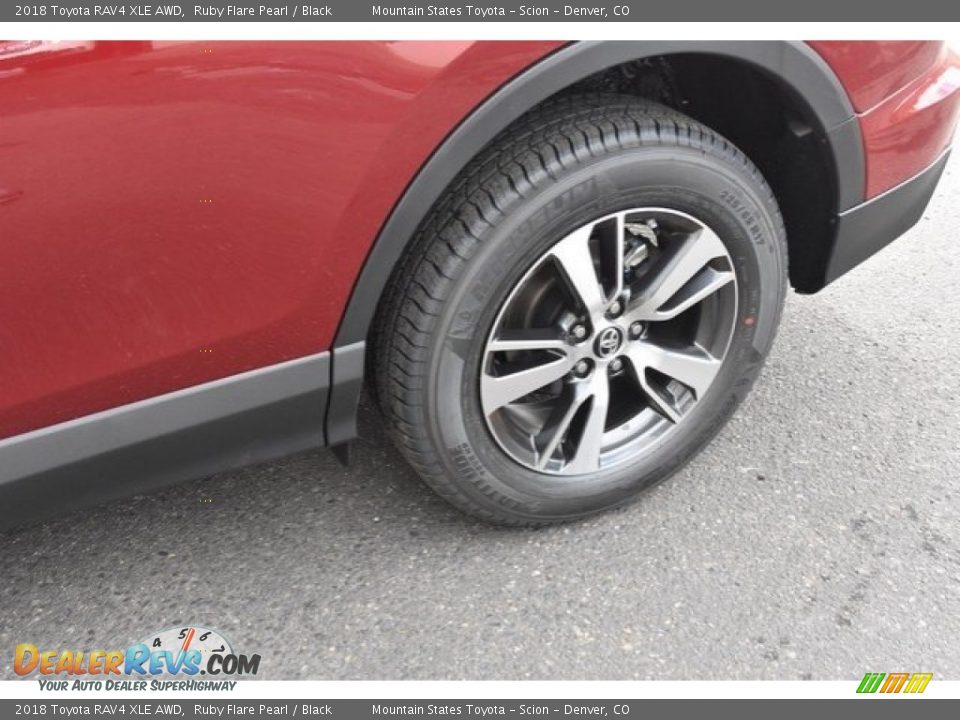 2018 Toyota RAV4 XLE AWD Ruby Flare Pearl / Black Photo #34