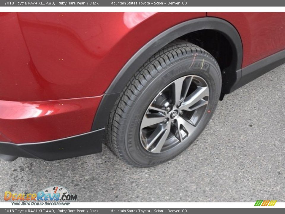 2018 Toyota RAV4 XLE AWD Ruby Flare Pearl / Black Photo #35