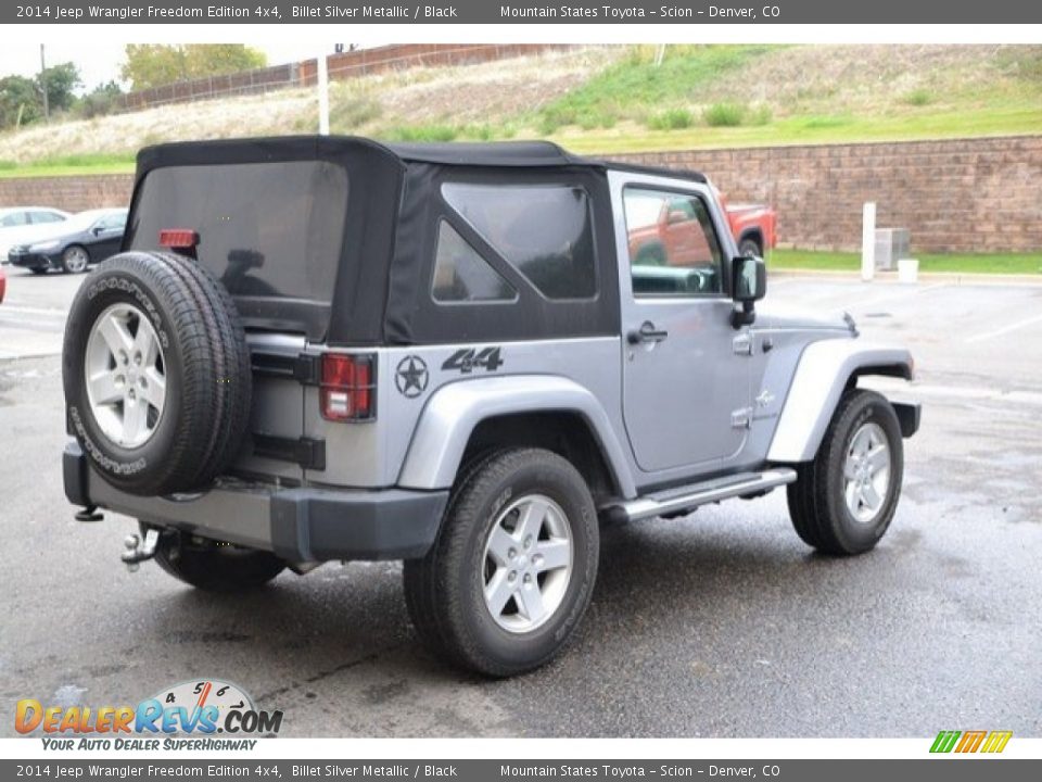 2014 Jeep Wrangler Freedom Edition 4x4 Billet Silver Metallic / Black Photo #6