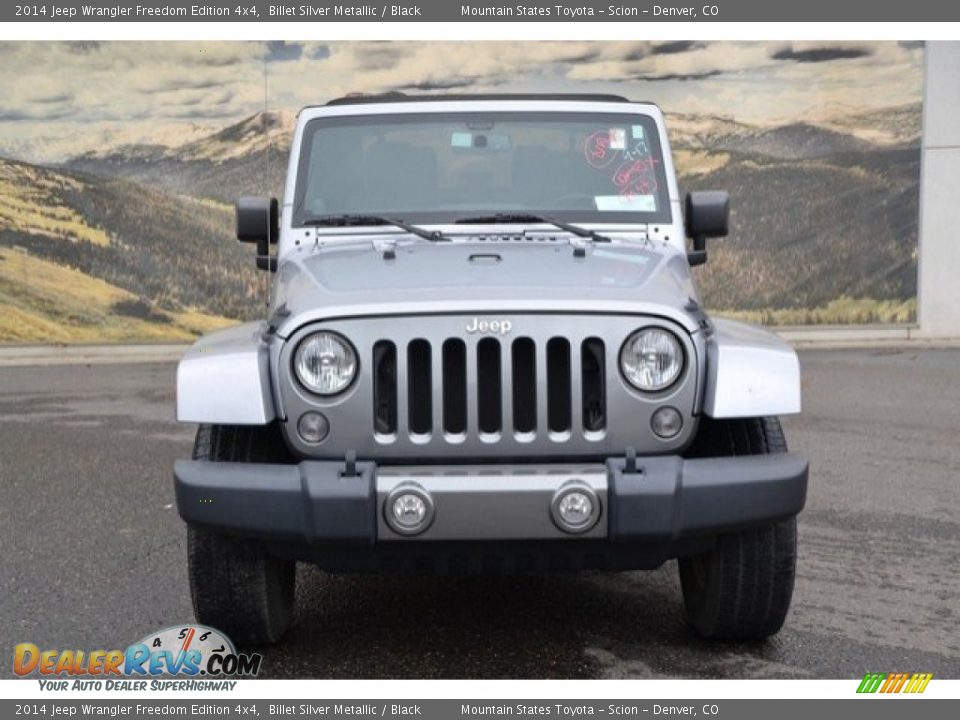 2014 Jeep Wrangler Freedom Edition 4x4 Billet Silver Metallic / Black Photo #8