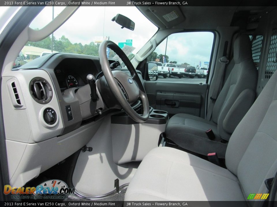 2013 Ford E Series Van E250 Cargo Oxford White / Medium Flint Photo #25