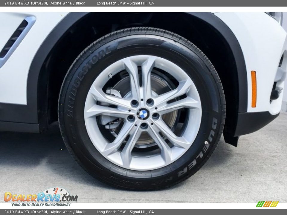 2019 BMW X3 sDrive30i Alpine White / Black Photo #9