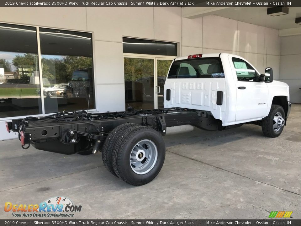 Summit White 2019 Chevrolet Silverado 3500HD Work Truck Regular Cab Chassis Photo #3