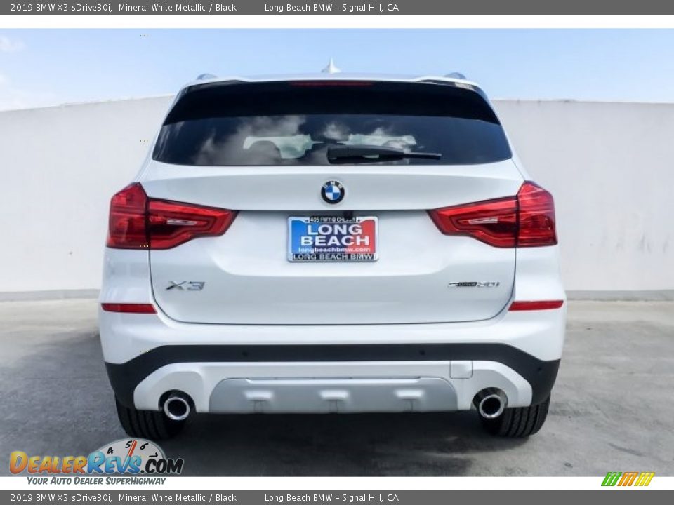 2019 BMW X3 sDrive30i Mineral White Metallic / Black Photo #3