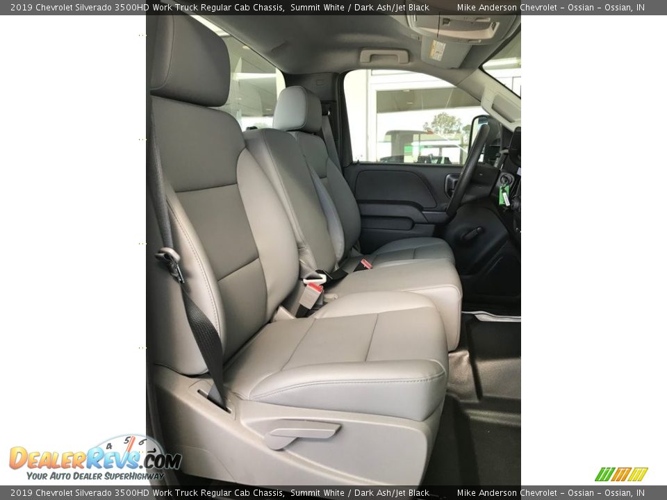 Front Seat of 2019 Chevrolet Silverado 3500HD Work Truck Regular Cab Chassis Photo #7