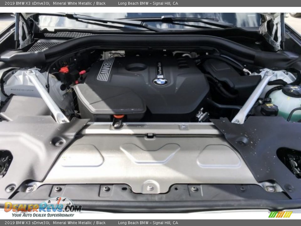 2019 BMW X3 sDrive30i Mineral White Metallic / Black Photo #8
