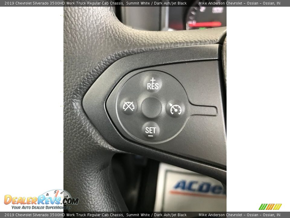 2019 Chevrolet Silverado 3500HD Work Truck Regular Cab Chassis Steering Wheel Photo #12