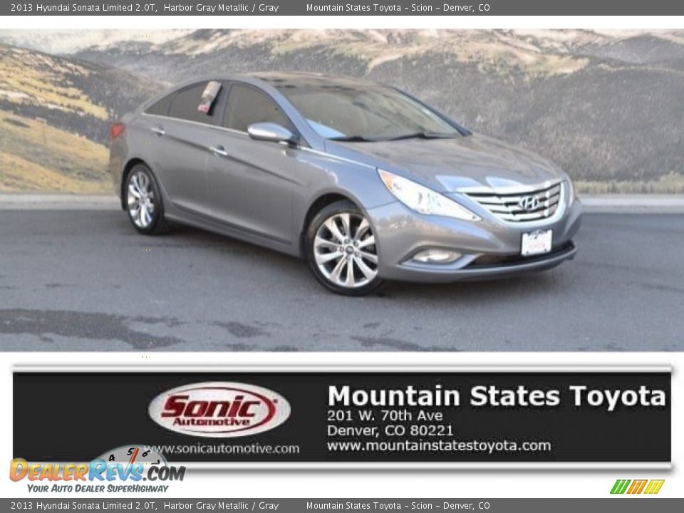 2013 Hyundai Sonata Limited 2.0T Harbor Gray Metallic / Gray Photo #1