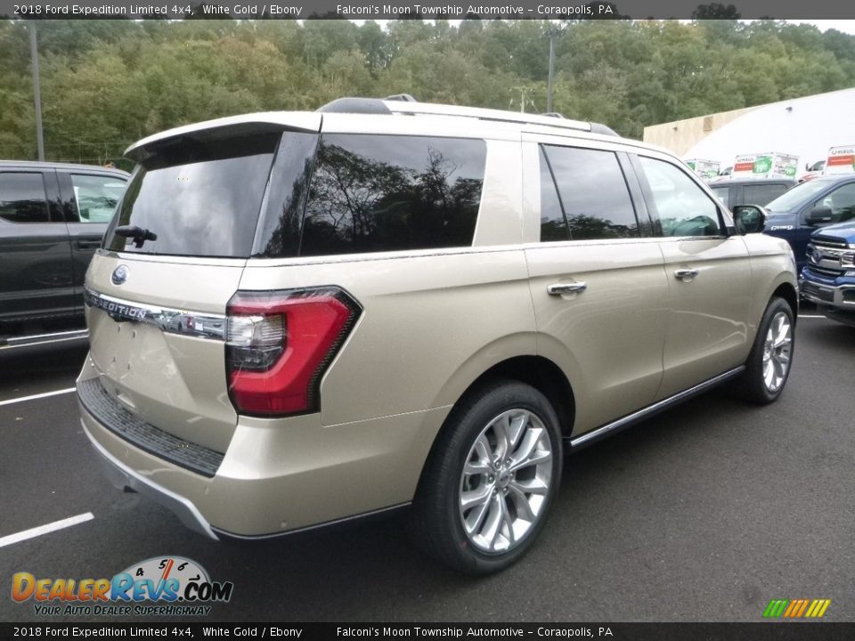 2018 Ford Expedition Limited 4x4 White Gold / Ebony Photo #2