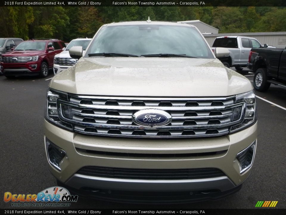 2018 Ford Expedition Limited 4x4 White Gold / Ebony Photo #4