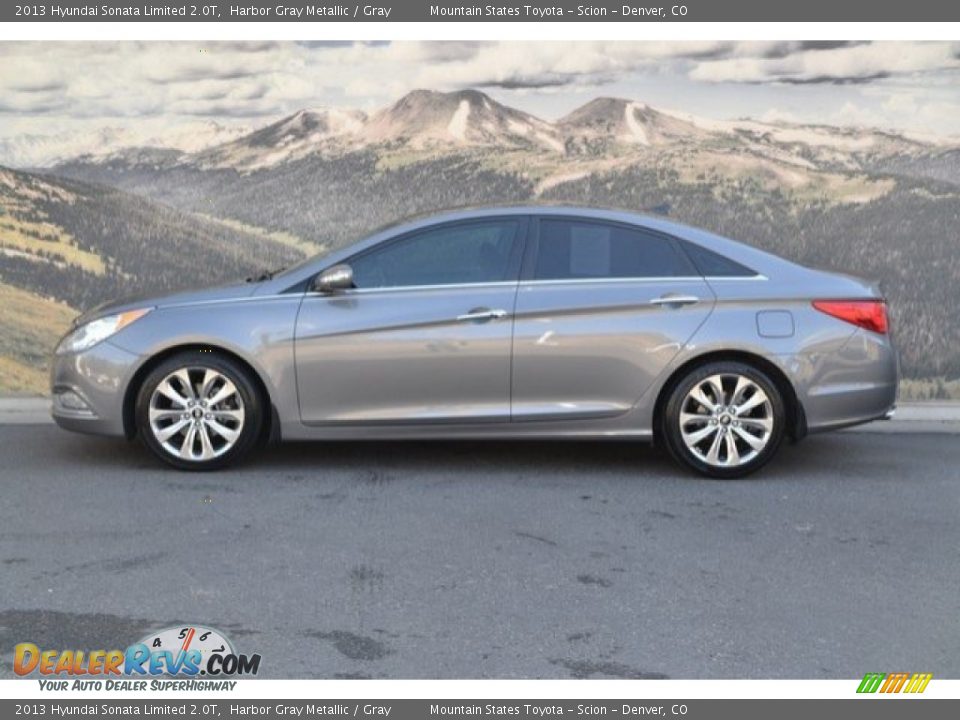2013 Hyundai Sonata Limited 2.0T Harbor Gray Metallic / Gray Photo #6
