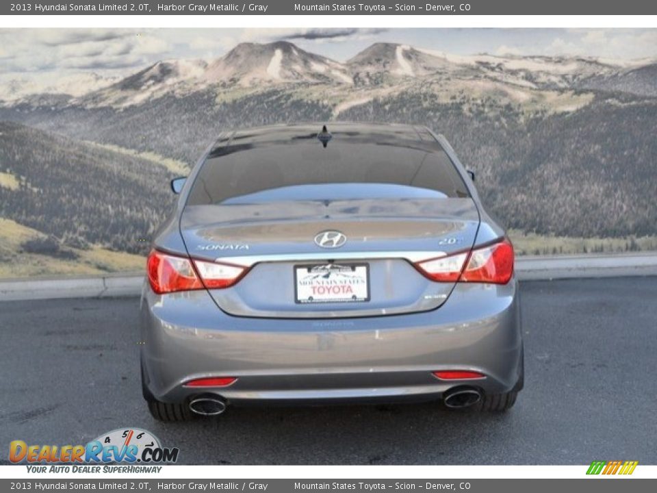 2013 Hyundai Sonata Limited 2.0T Harbor Gray Metallic / Gray Photo #9
