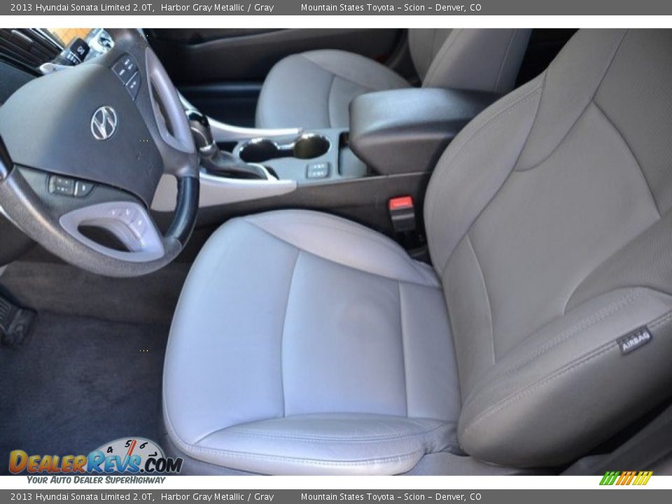 2013 Hyundai Sonata Limited 2.0T Harbor Gray Metallic / Gray Photo #11