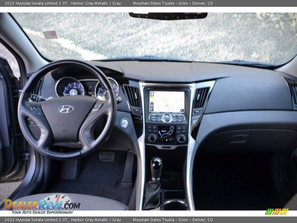 2013 Hyundai Sonata Limited 2.0T Harbor Gray Metallic / Gray Photo #13