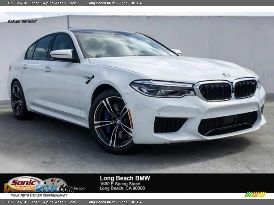 2019 BMW M5 Sedan Alpine White / Black Photo #1