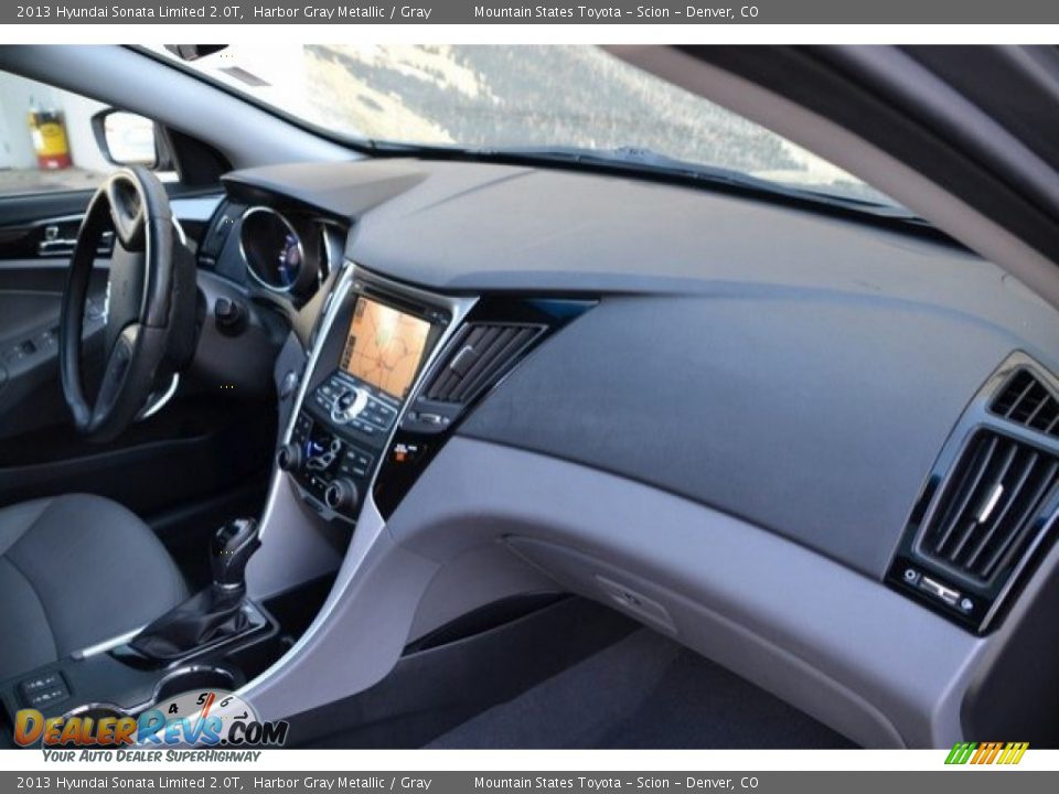 2013 Hyundai Sonata Limited 2.0T Harbor Gray Metallic / Gray Photo #17