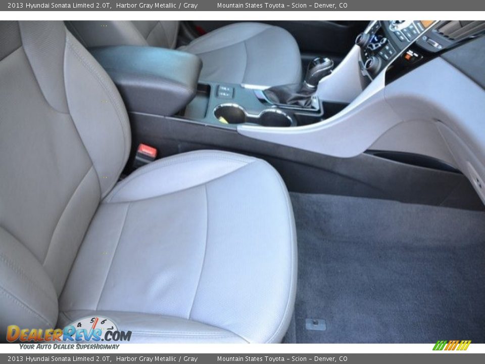 2013 Hyundai Sonata Limited 2.0T Harbor Gray Metallic / Gray Photo #18
