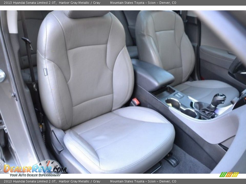2013 Hyundai Sonata Limited 2.0T Harbor Gray Metallic / Gray Photo #19