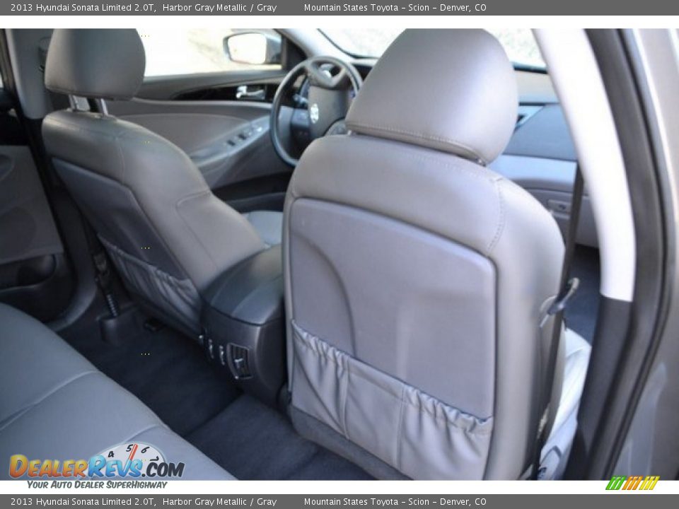 2013 Hyundai Sonata Limited 2.0T Harbor Gray Metallic / Gray Photo #21