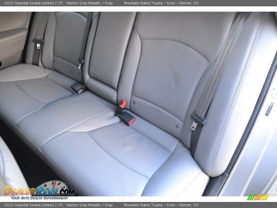 2013 Hyundai Sonata Limited 2.0T Harbor Gray Metallic / Gray Photo #22