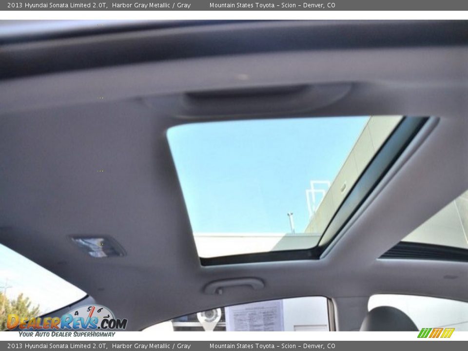 2013 Hyundai Sonata Limited 2.0T Harbor Gray Metallic / Gray Photo #24