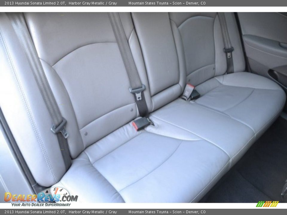 2013 Hyundai Sonata Limited 2.0T Harbor Gray Metallic / Gray Photo #25