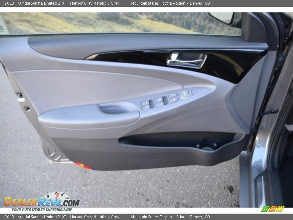 2013 Hyundai Sonata Limited 2.0T Harbor Gray Metallic / Gray Photo #26