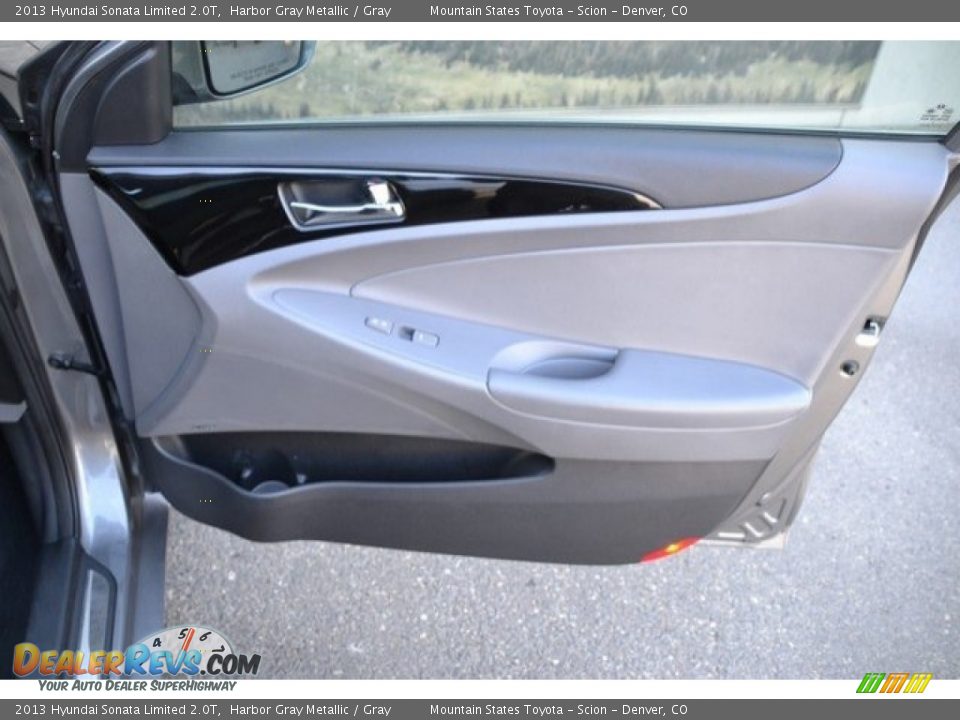 2013 Hyundai Sonata Limited 2.0T Harbor Gray Metallic / Gray Photo #27