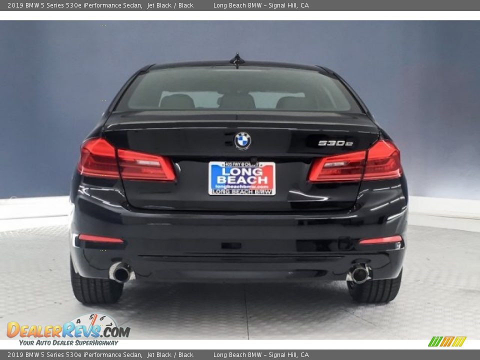 2019 BMW 5 Series 530e iPerformance Sedan Jet Black / Black Photo #3