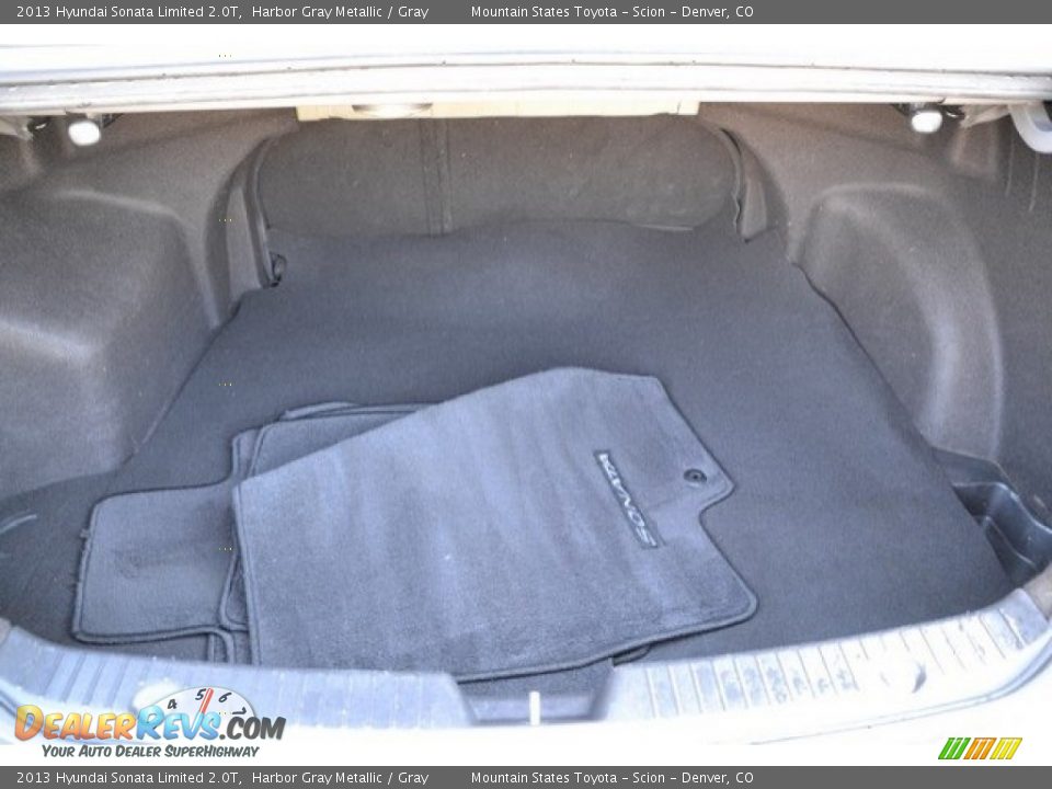 2013 Hyundai Sonata Limited 2.0T Harbor Gray Metallic / Gray Photo #28