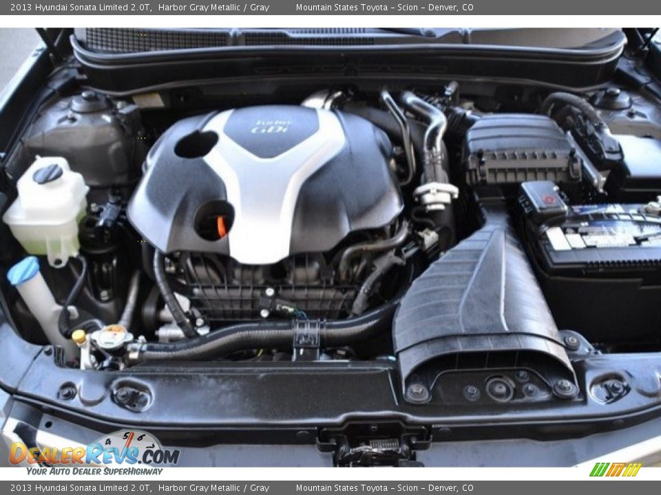 2013 Hyundai Sonata Limited 2.0T Harbor Gray Metallic / Gray Photo #29